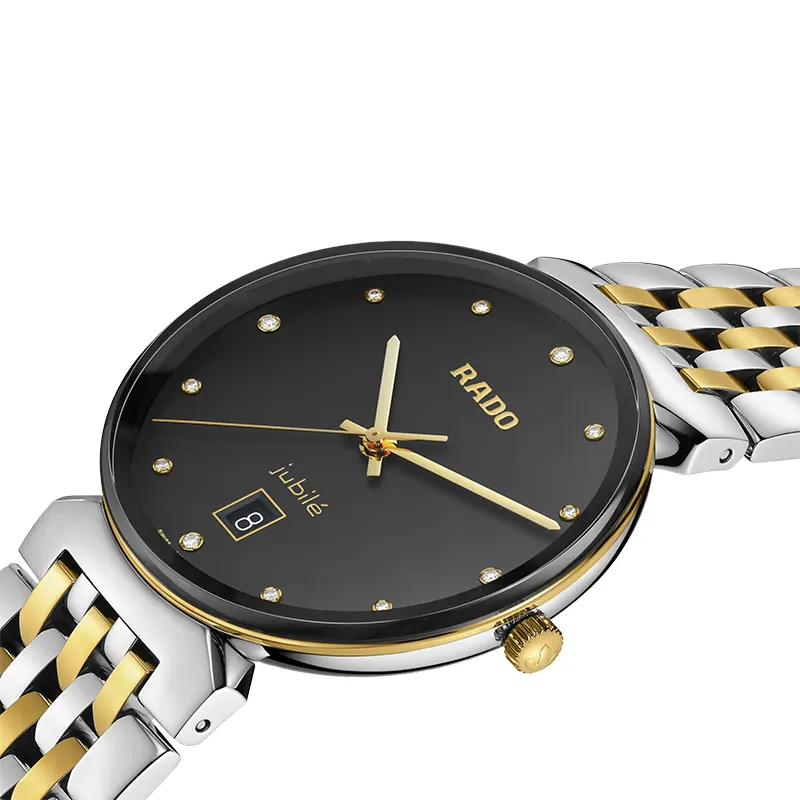 Rado Florence Diamonds Classic Black Dial Men's Watch | R48912743